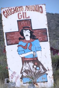 Gauchito Gil Sign