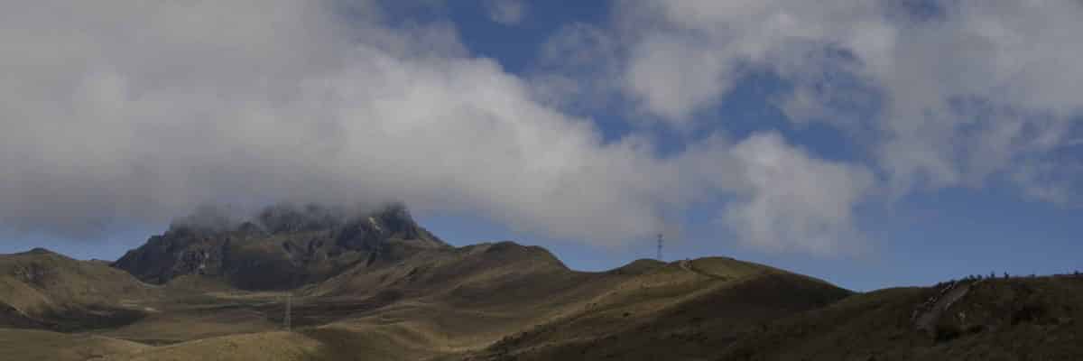 Pichincha from the Teleferico, Quito, Ecuador