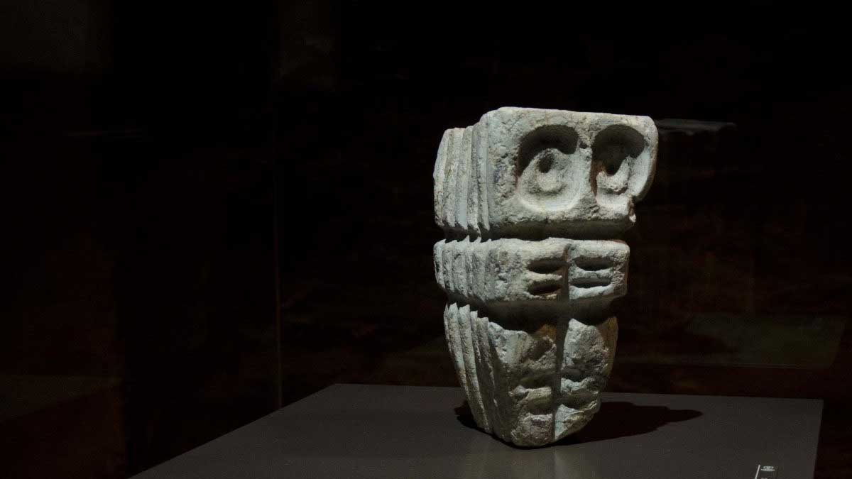 Monolith from Valdivia Culture (4000 – 1500 BCE); Casa del Alabado, Quito, Ecuador | ©Angela Drake