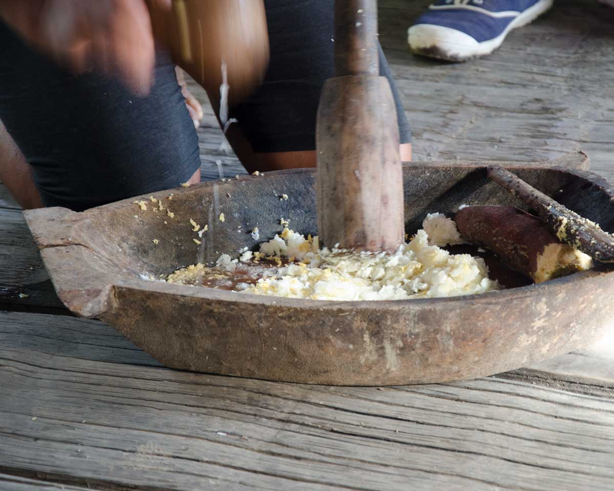 Making Chicha de Yuca, Puerto Napo, Ecuador | ©Angela Drake