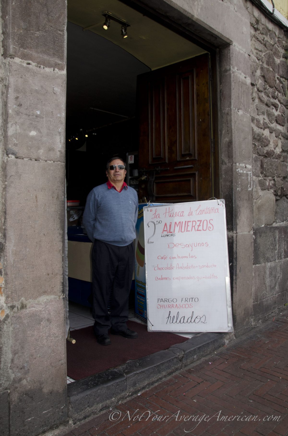 Owner and host of La Hueca de Cantuña - Marcelo Mendez | ©Angela Drake