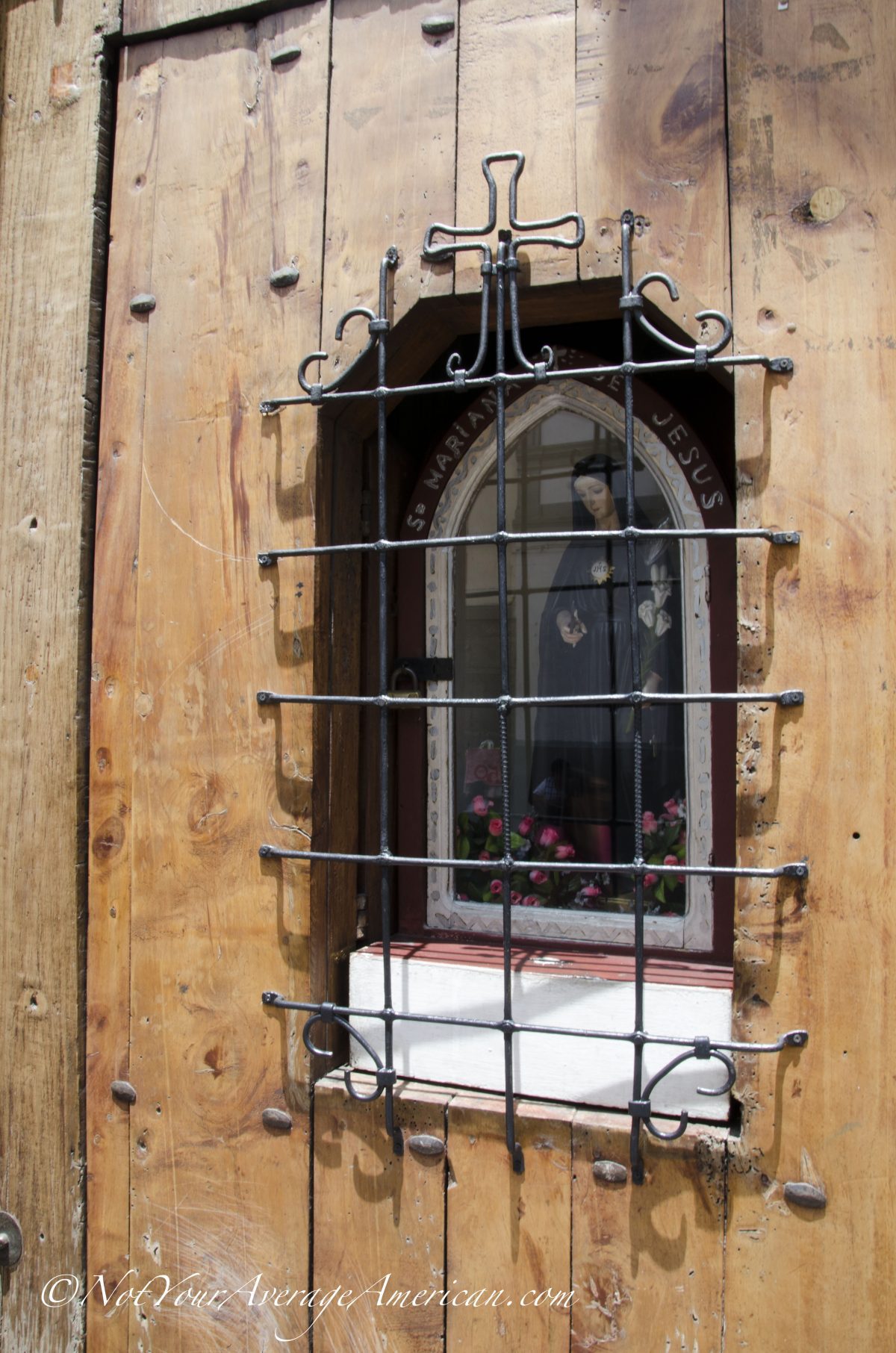 A statue of Mariana de Jesus outside the Church, Quito, Ecuador | ©Angela Drake