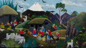 Folkart from Tigua, Ecuador