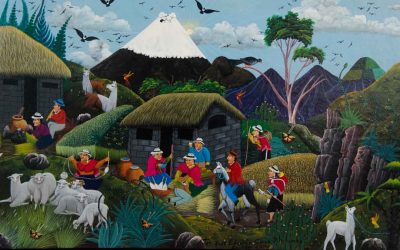 Folk Art from Tigua, Ecuador