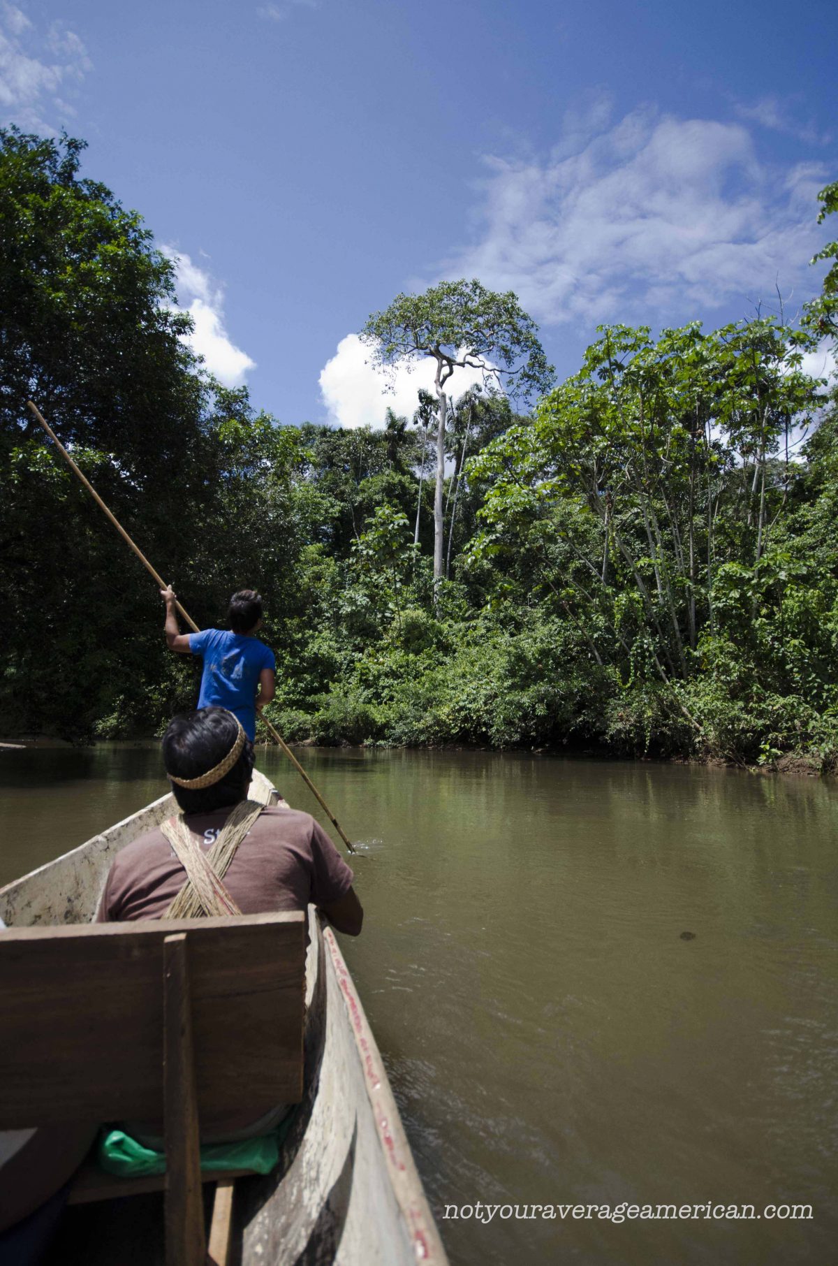 Acercándose al territorio Huaorani en Pastaza | © Angela Drake  