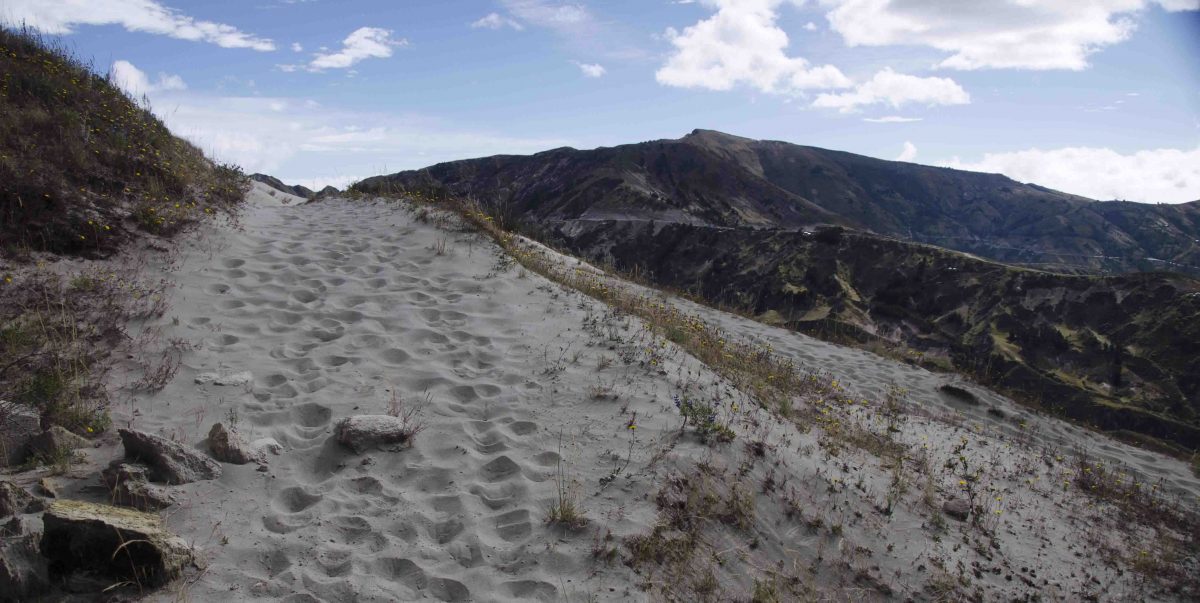 Crater Rim Trail, Laguna Quilotoa, Ecuador