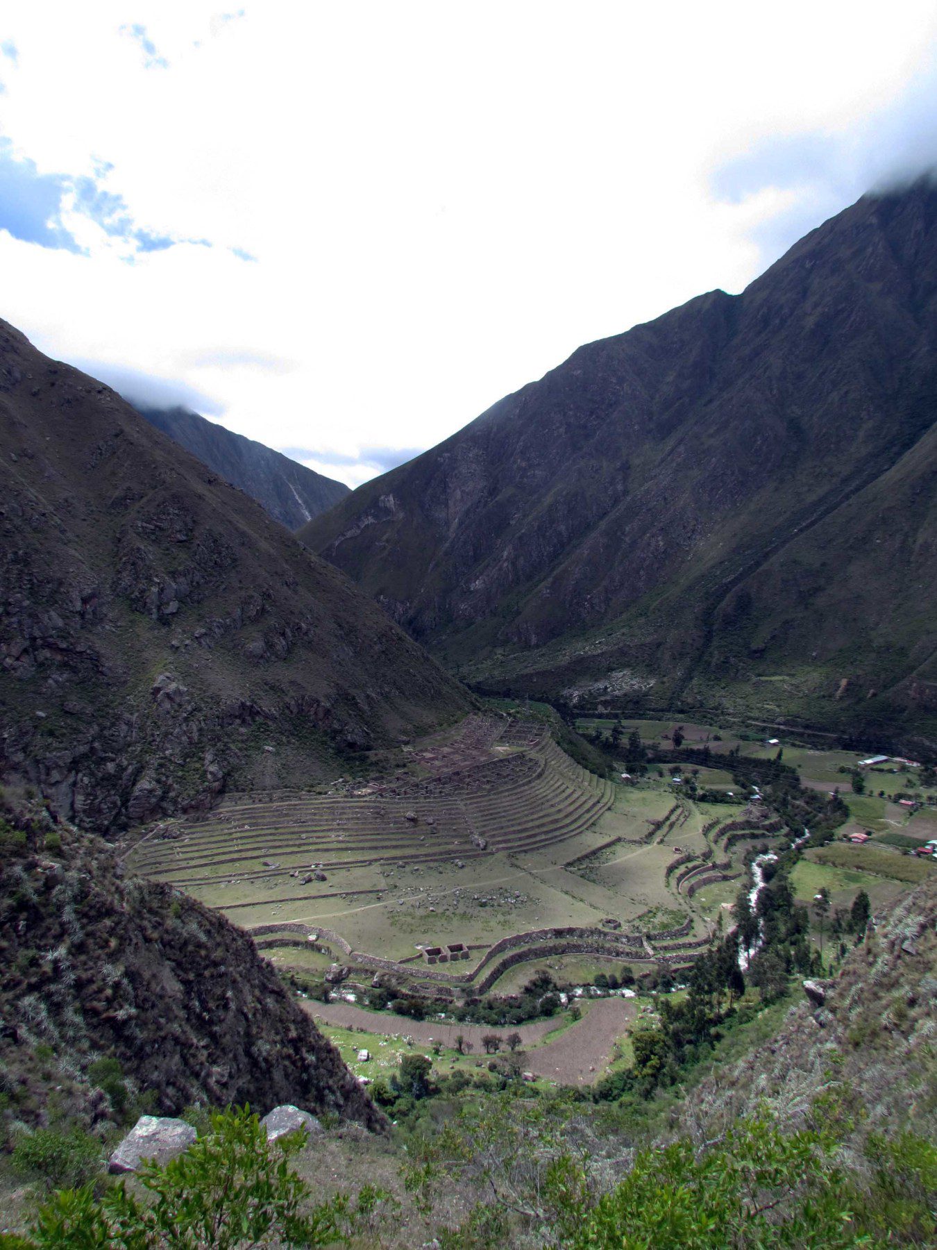 View of Llactapata, Inca Trail, Peru - ©Angela Drake