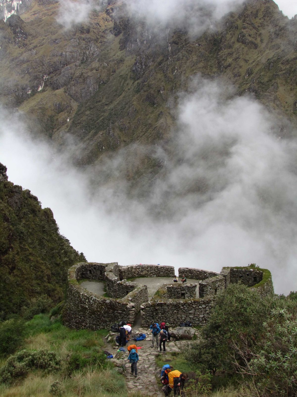 View of Runkurakay, Inca Trail, Peru | ©Angela Drake