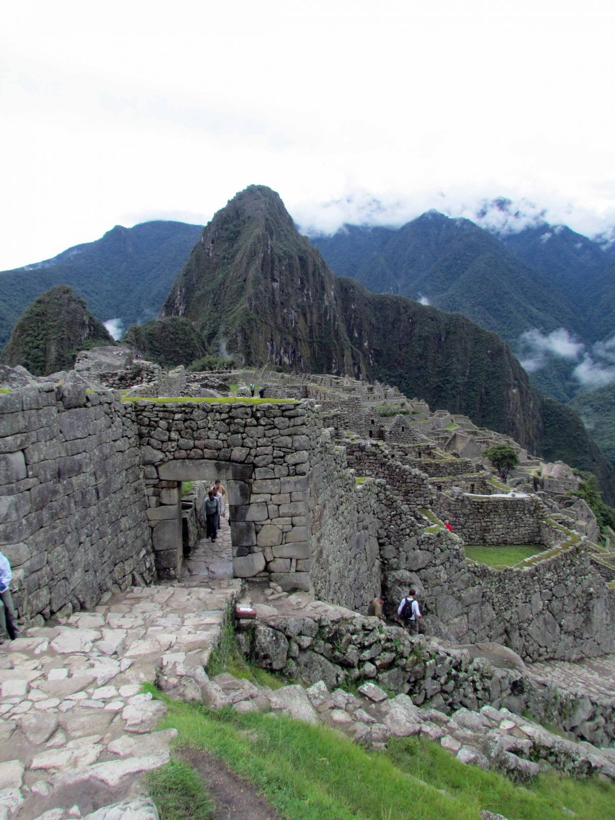 Wayna Picchu stands behind Machu Picchu, Peru | ©Angela Drake