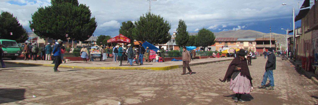 City plaza at Pukara.