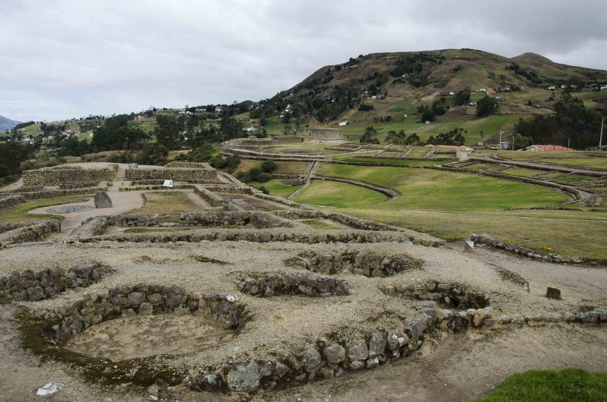 Grain Silos, Ingapirca, Cañar Province, Ecuador