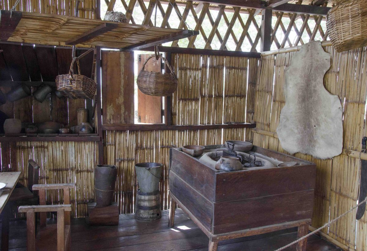 A coastal kitchen of old, Museo Amantes de Sumpa, Santa Elena, Ecuador