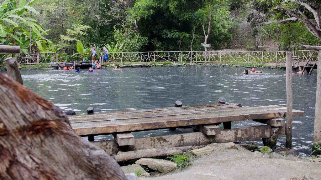 Locals enjoying the water