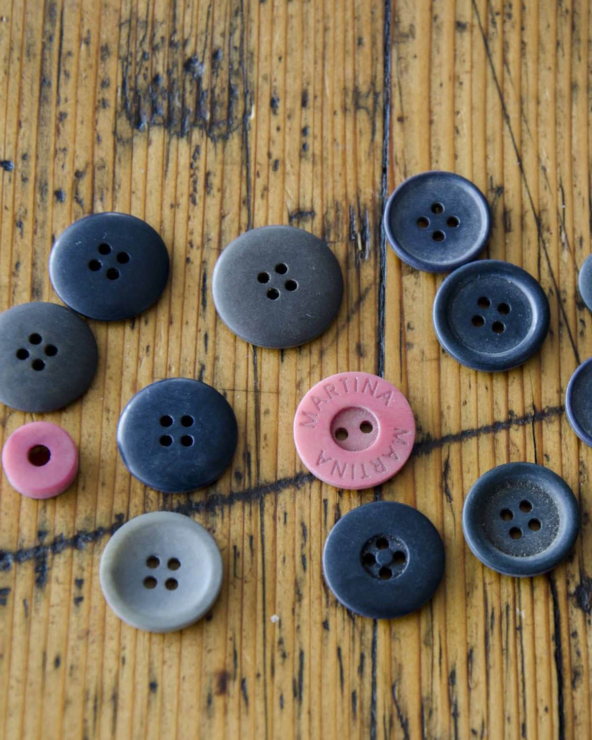 Buttons made from Tagua