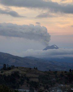 Volcano Tungurahua; October 2015