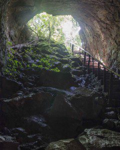 Inside a Lava Tunnel