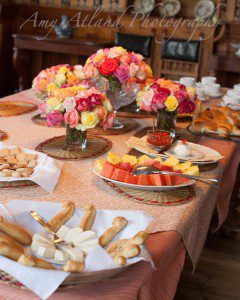 Breakfast at the Rose Hacienda