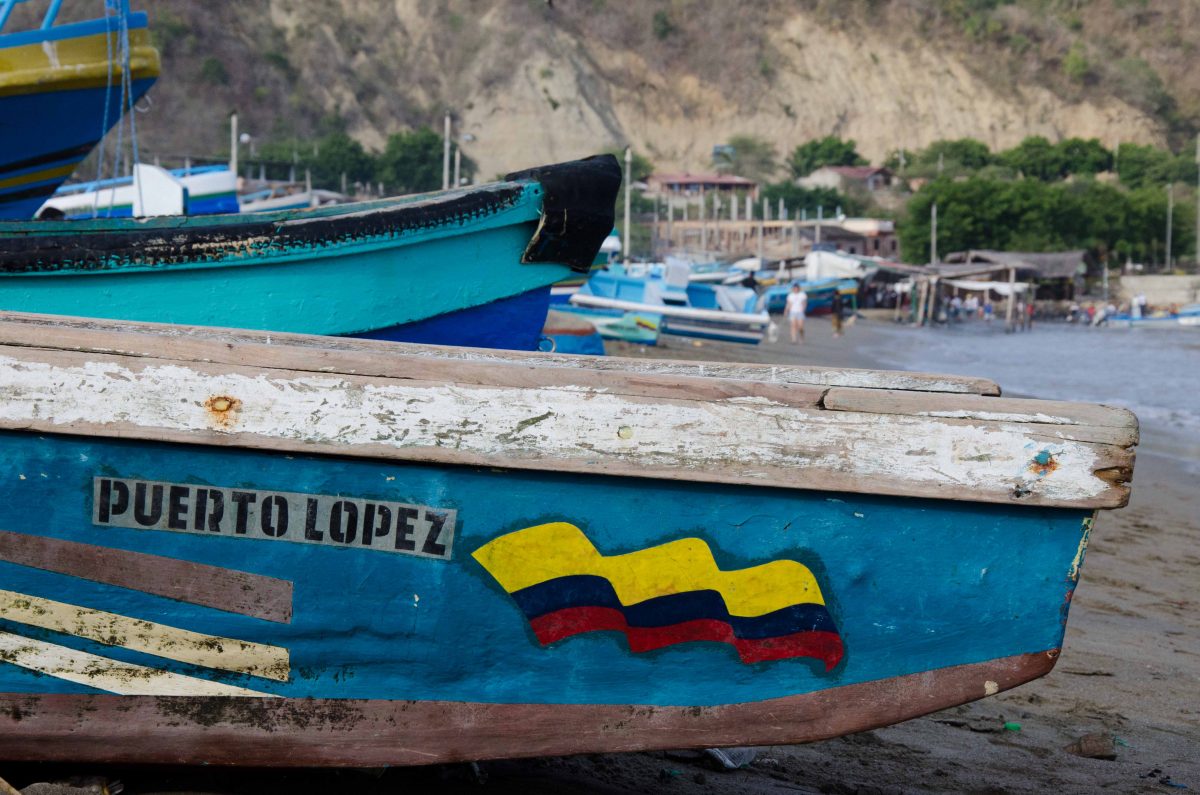 Fishing boat, Puerto Lopez, Ecuador | ©Angela Drake / Not Your Average American