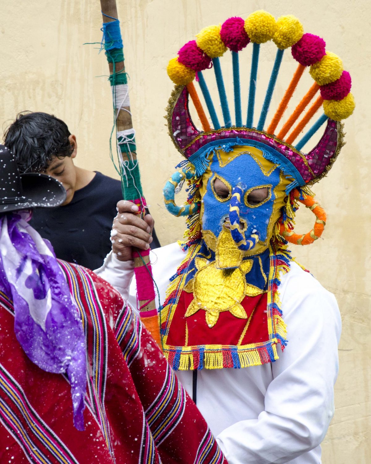 Diablo Huma, Desfile de Carnaval, Guamote
