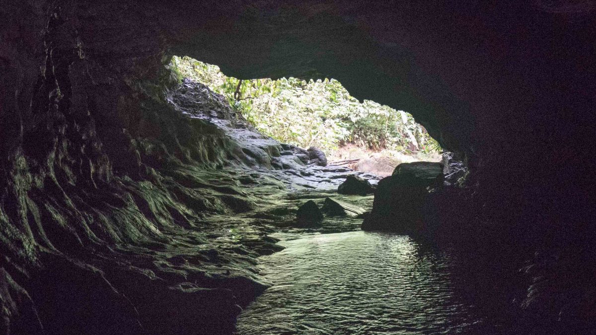 Cavern, Cascadas Yanayacu, Napo Province, Ecuador