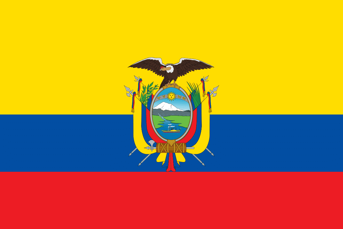 Flag of Ecuador, WikiCommons, https://commons.wikimedia.org