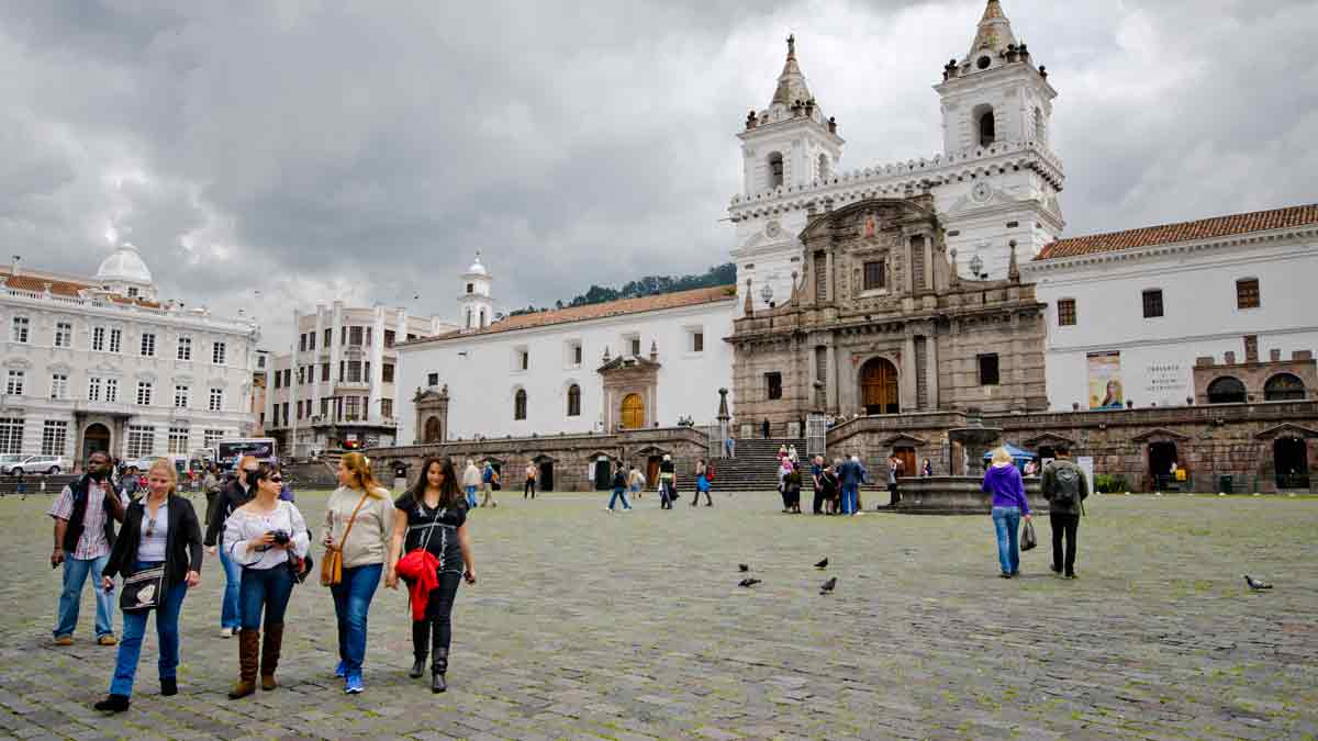 Hiring a local guide takes the pressure off getting around a big city like Quito, Ecuador | ©Angela Drake