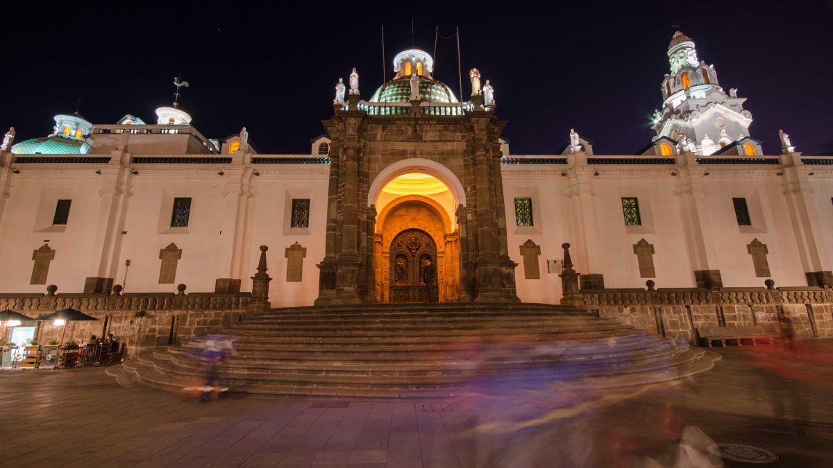 Doorway of the City Cathedral, Historic Quito, Ecuador | © Angela Drake