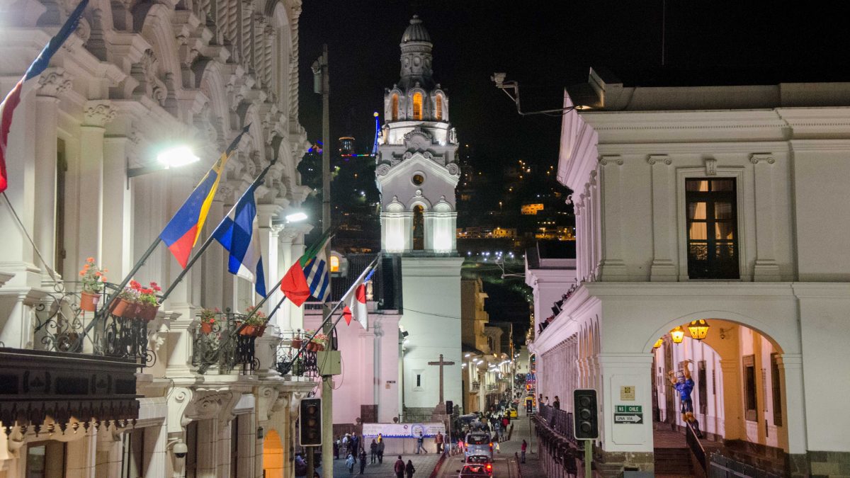 Quito histórico cerca de la Plaza de Independencia