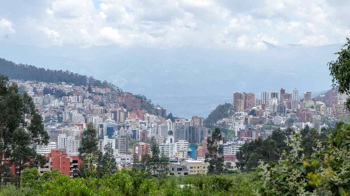 View of Quito from Rumipamba, Ecuador | ©Angela Drake
