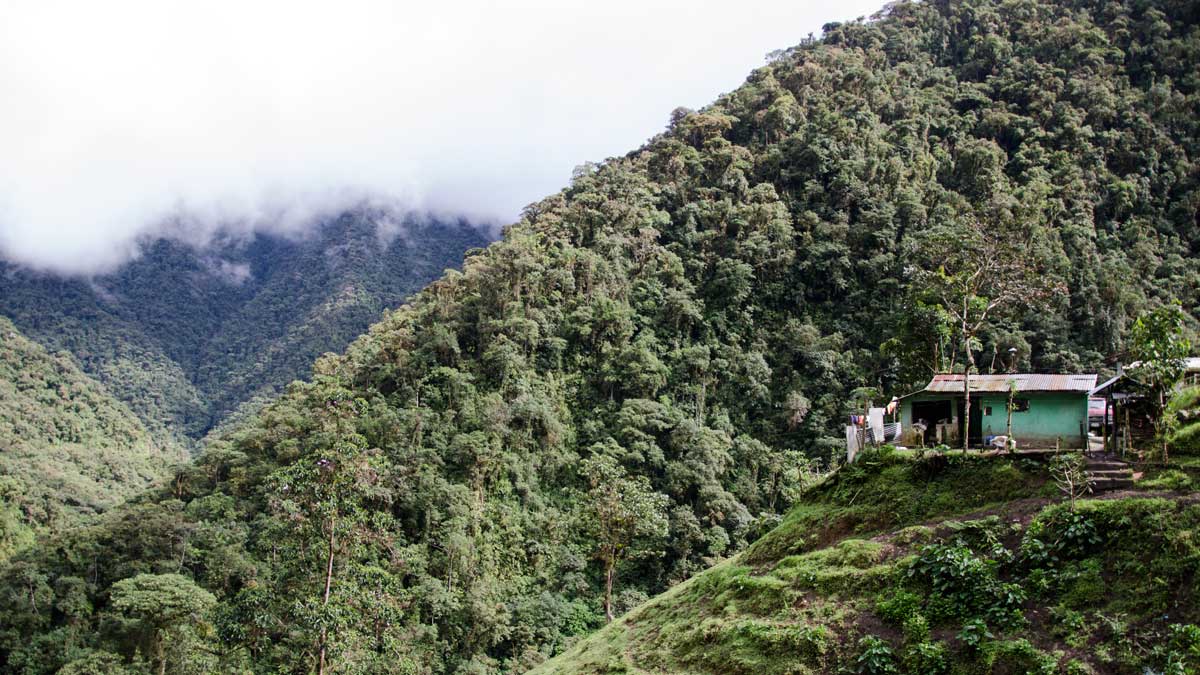 Una casa de campo a lo largo de la Ruta del Colobrí, Ecuador | ©Ángela Drake
