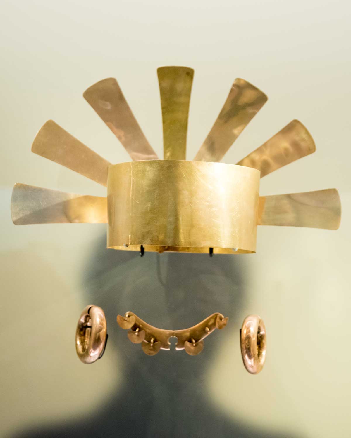 Crown and Other Adornments | Gold Museum Bogota | ©Angela Drake