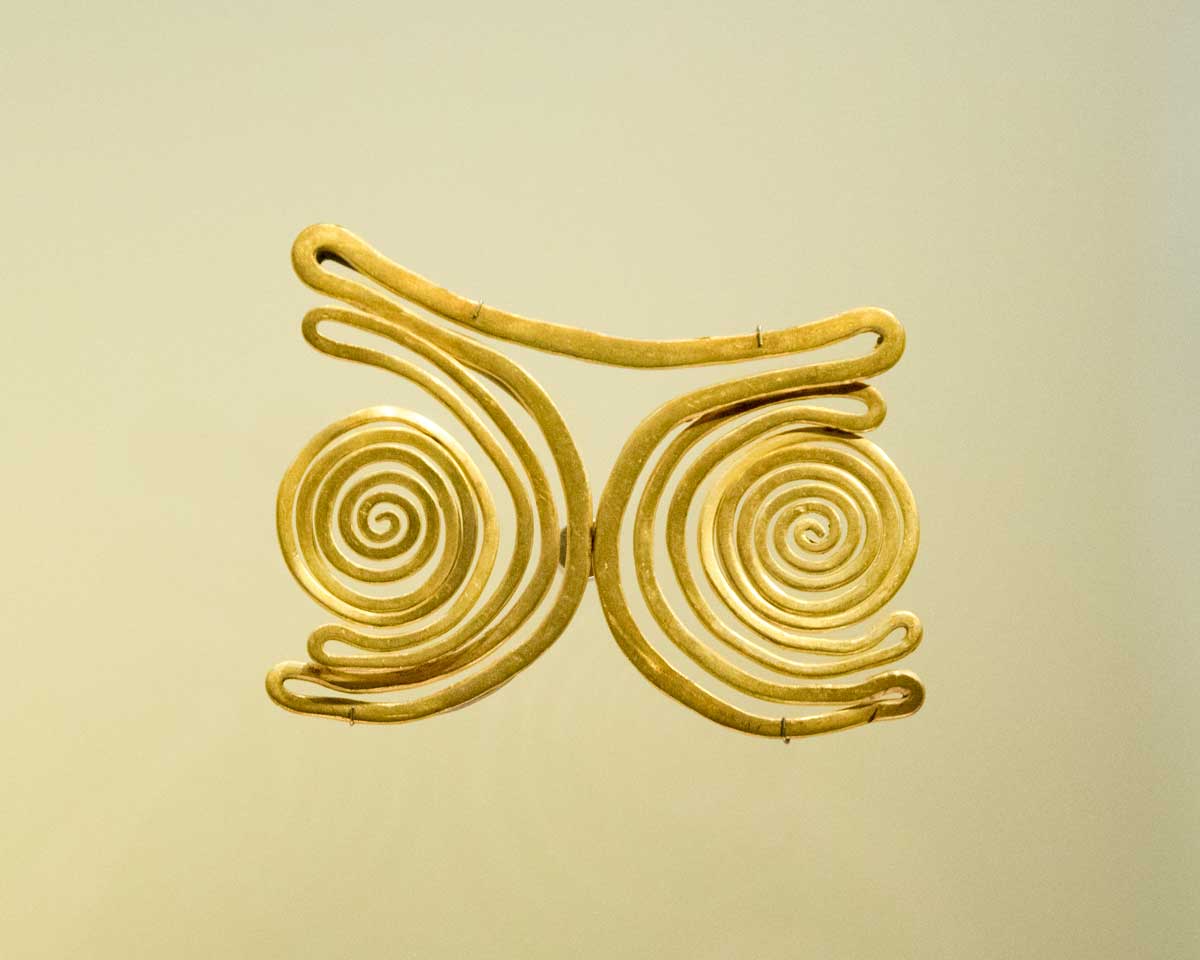 Spiral Adornment | Gold Museum Bogota | ©Angela Drake