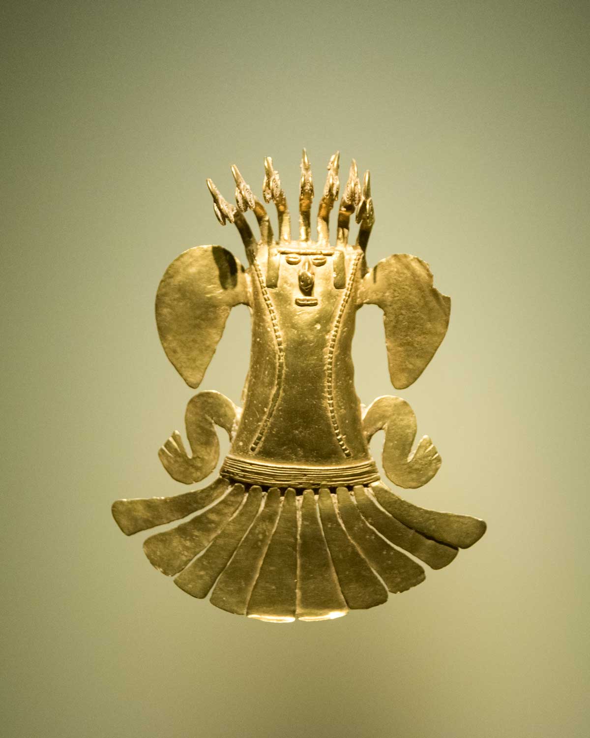 Shaman in Gold | Gold Museum Bogota | ©Angela Drake
