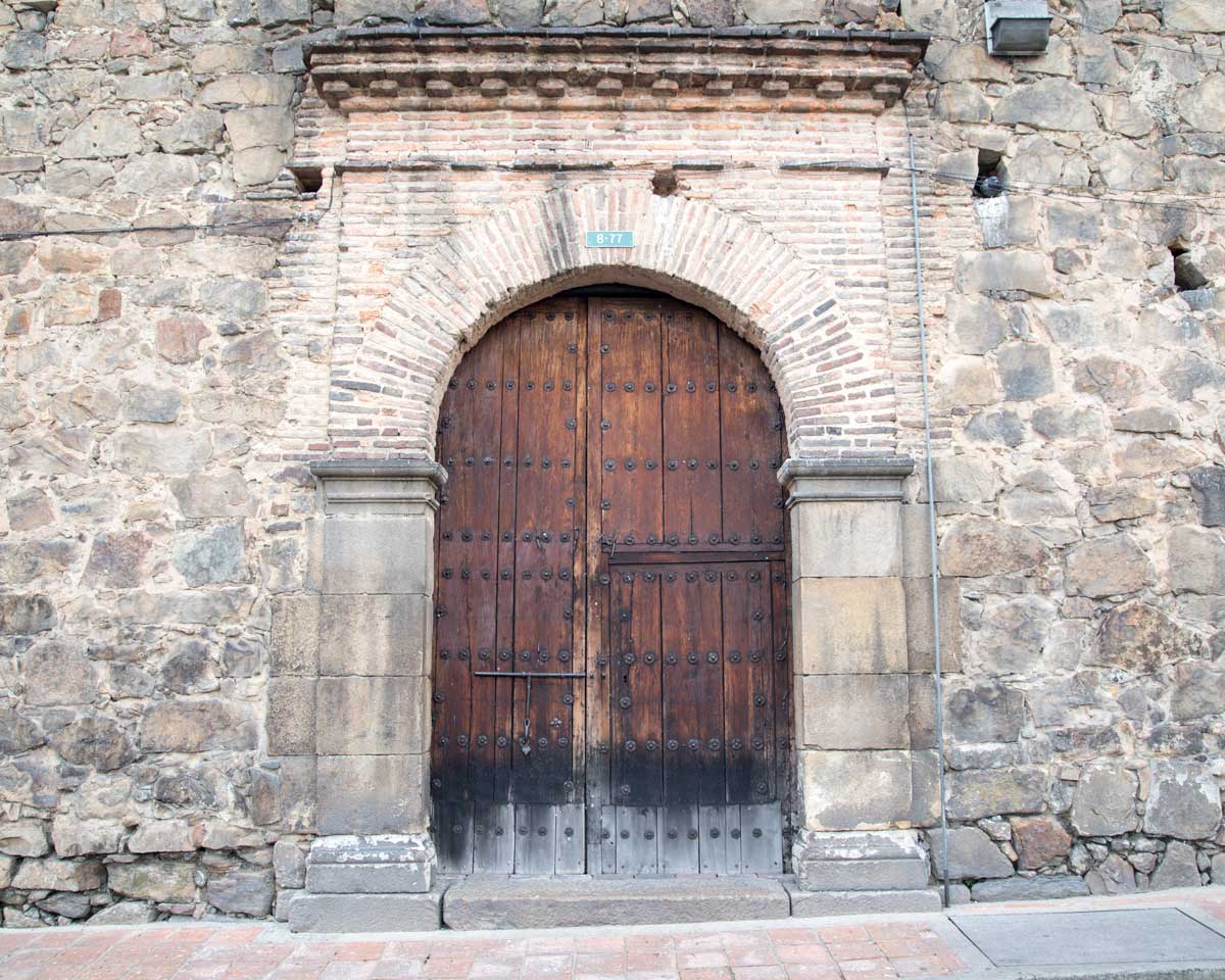Doorway of the Museo Santa Clara, Bogota, Colombia | ©Angela Drake