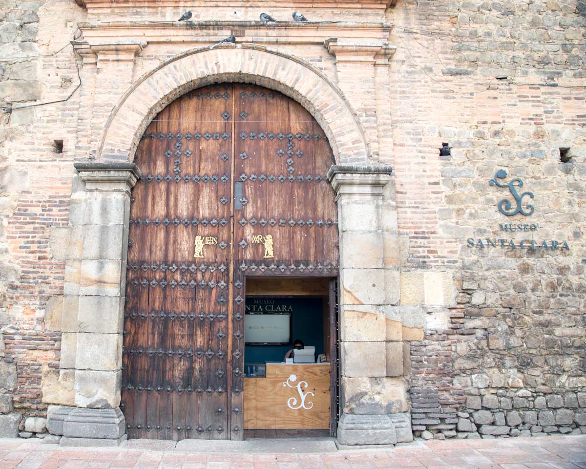 Entryway of the Museo Santa Clara, Bogota, Colombia | ©Angela Drake