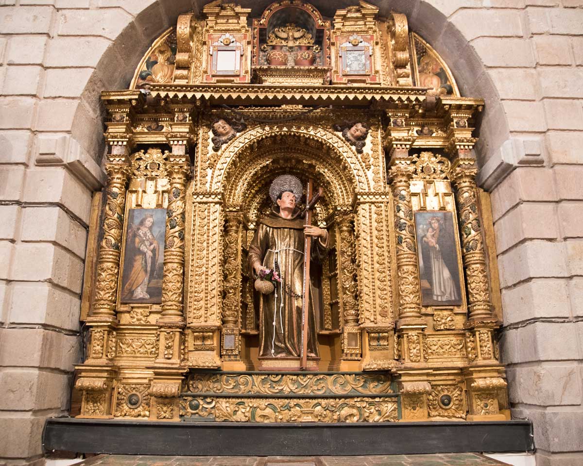 A Side Altar, San Diego Convent, Quito | ©Angela Drake