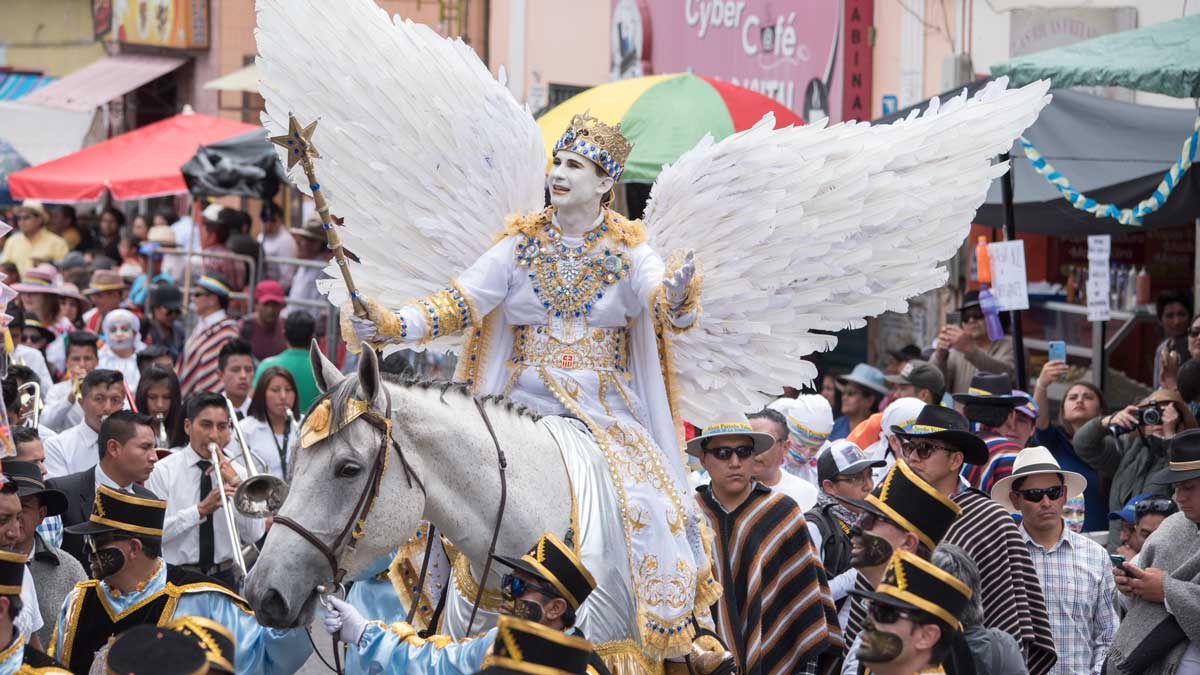 El Angel de la Estrella, Mama Negra, Latacunga, Ecuador | ©Angela Drake