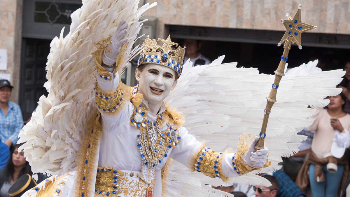 El Angel de la Estrella, Mama Negra, Latacunga, Ecuador | ©Angela Drake