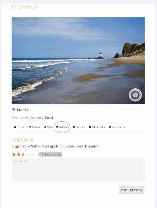 How to Leave a Review on a Listing