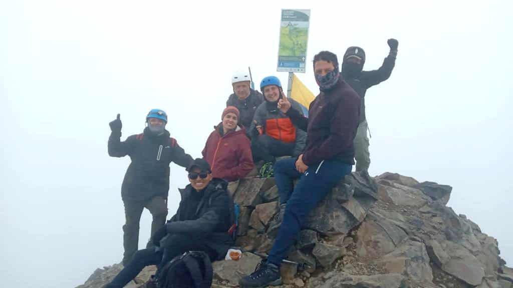 Success! We reached the summit | ©Edison Benitez