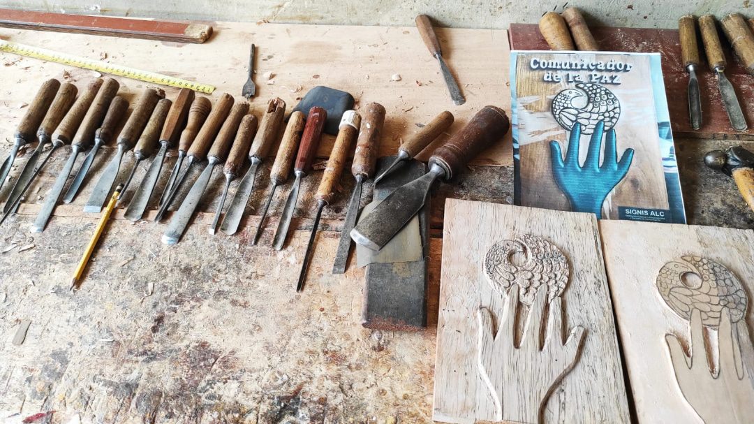 La herramientas de un artesano de la madera