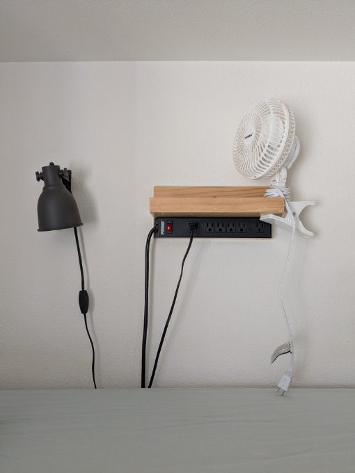 Each bunk comes well-equipped Each bunk at the NW Portland Hostel includes a light, power strip, and fan.