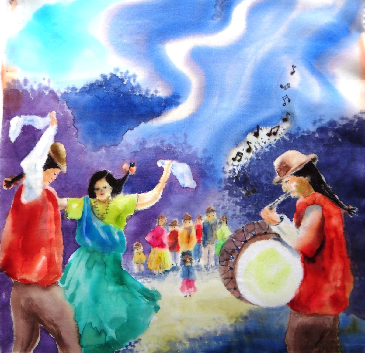 Fiesta | Original Artwork from King of the Condors Fiesta, original artwork from King of the Condors