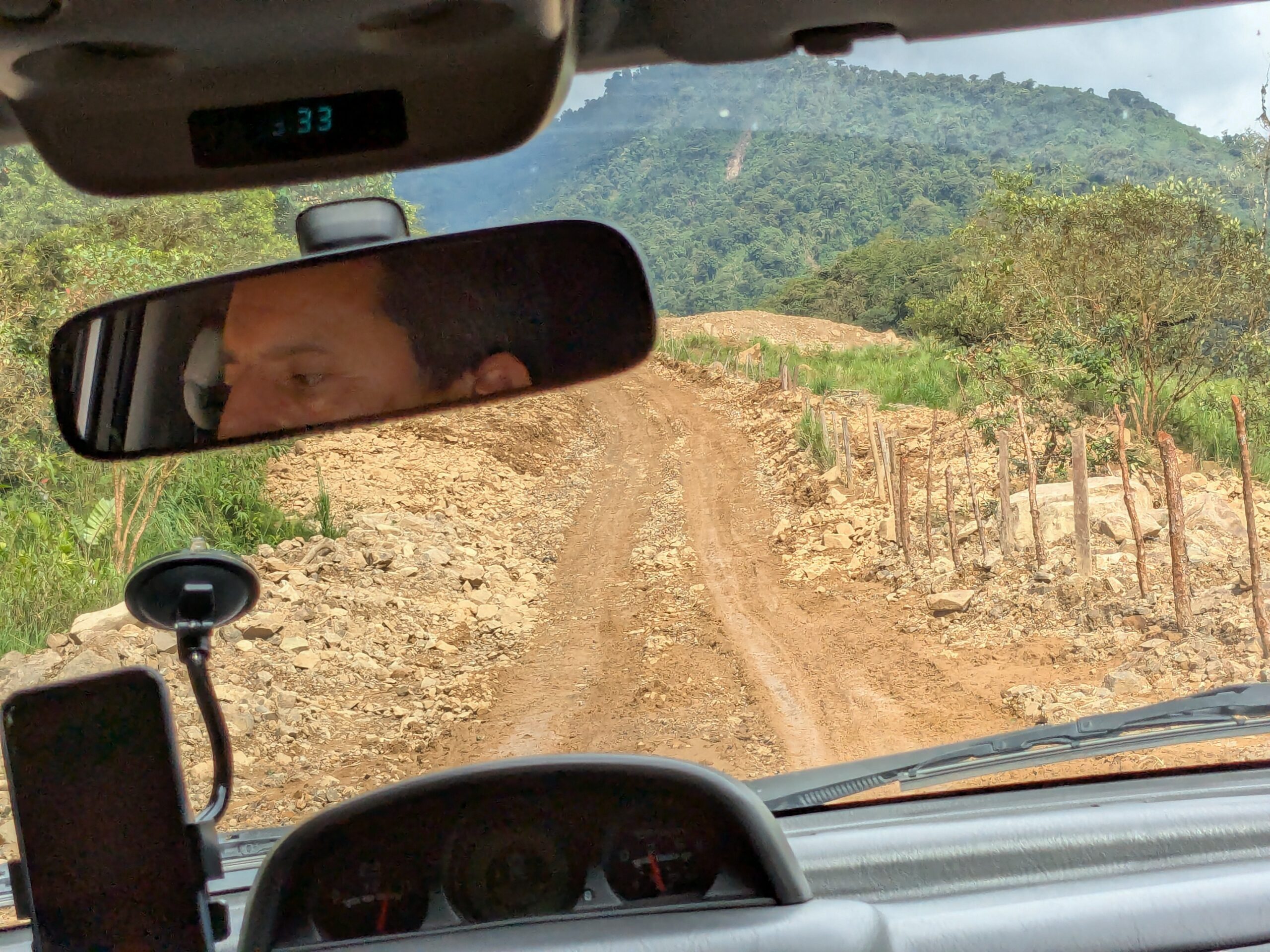 Some roads are likely too remote for any coverage... though we are sometimes surprised. A dirt road in rural Ecuador shows muddy ruts in red soil